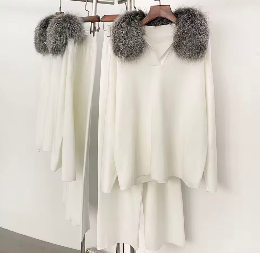 SET PULLOVER PELLICCIA