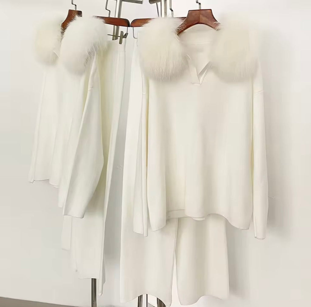 SET PULLOVER PELLICCIA